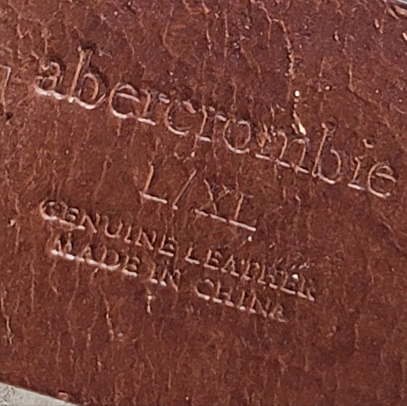 Abercrombie Kids Leather Belt Size L/XL - Picture 9 of 10